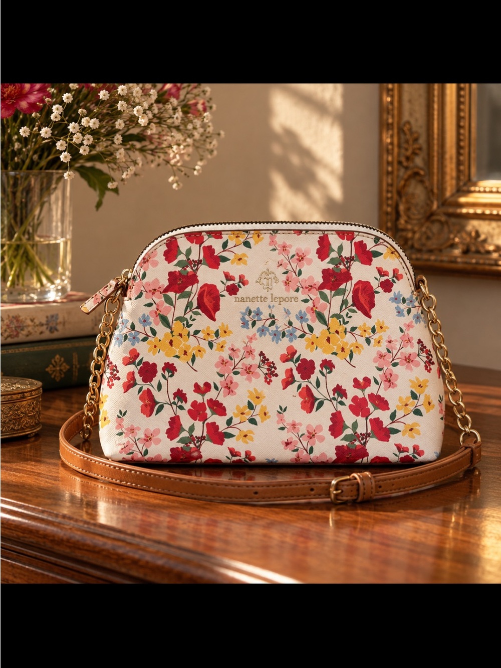 NANETTE LEPORE - ANTHROPOLOGIE, the floral crossbody bag!
